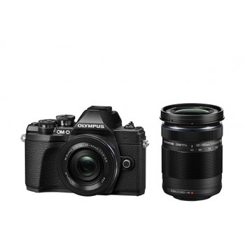 [해외] OLYMPUS 미러리스 일안 카메라 OM-D E-M10 MarkIII EZ 더블 줌 키트 블랙