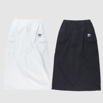 엄브로 여성 팝러쉬 카고 우븐 롱 스커트 UQ122CSK31