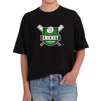오버핏반팔티 크리켓 CRICKET ball 녹색잔디 게임 영국구기 전사이즈