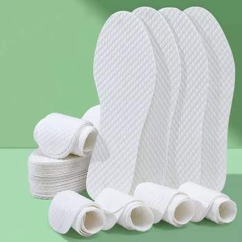 자연펄프 땀흡수 일회용 깔창 운동화 구두 발냄새제거 인솔 신발깔창 러닝화