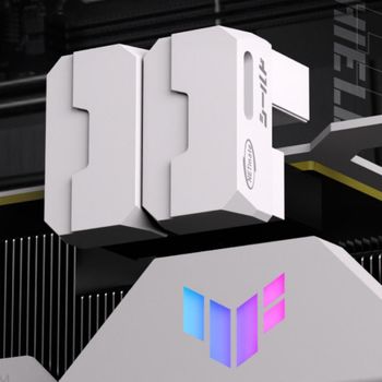 PCI-E 8핀 변환 어댑터 화이트 2개 그래픽카드케이블 GPU케이블 8핀커넥터 그래픽카드젠더