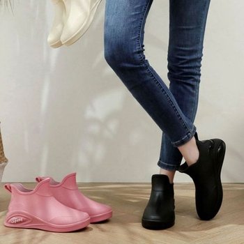 장마철 이지 스타일링 소프트한레인부츠 로우 앵클부츠 레인롱부츠 레인부츠스니커즈