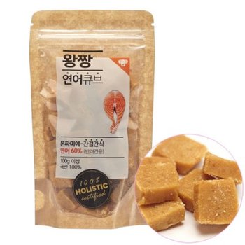 본파미에 왕짱 연어큐브 100g (s)