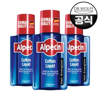알페신 카페인 리퀴드 (모발 및 두피 영양) 200ml X 3