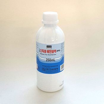 소독용에탄올 250ml 에탄올 83% X10개 소독약 알콜 에틸알콜