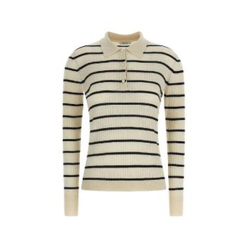 막스마라 Gitano striped ribbed polo top 2611361058