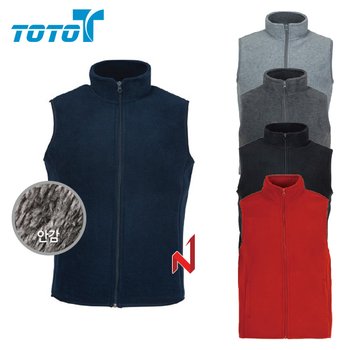 토토 조끼 폴라폴리스 본딩 5색상 공용