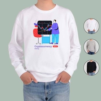 기모맨투맨 가상화폐 비트코인 블록체인 디자인 (WFG2FVO)