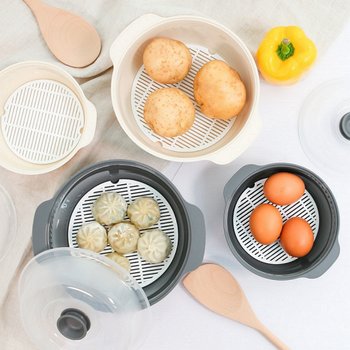 전자렌지 라면용기 전자레인지 계란찜 찜기 만두 고구마 감자 이유식 찜 그릇 용기 세트