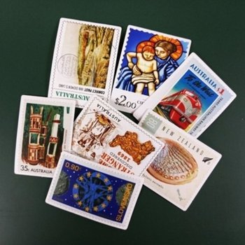 우표타입 다꾸스티커 신년 스티커북 꾸미기 굿즈 50p (WD7B3CC)