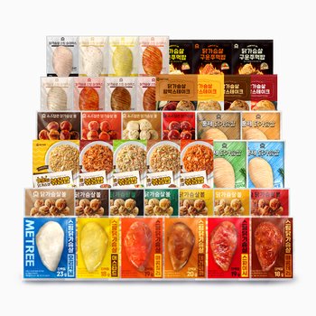 [에스앤비유통]미트리 닭가슴살/볶음밥 91종 골라담기