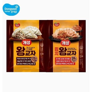 개성 왕교자만두 494g 6봉/김치왕교자만두