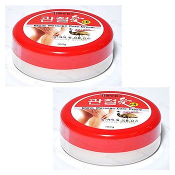 웰빙헬스 관절애 바르는 마사지 케어크림 100g x2개_P392713579
