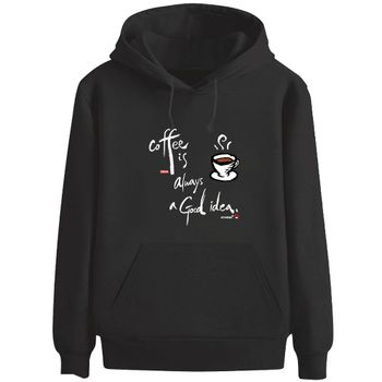 키밍 Coffee is 후드티 여자 남자 카페 알바생 단체복 오버핏맨투맨