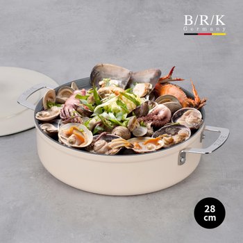 에볼루션 풀 인덕션 전골냄비 28cm (밀크)