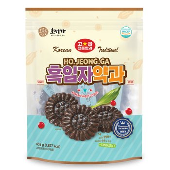 [신세계백화점]호정가 흑임자약과 (봉지) 455g / 고소한 검은깨의 중독되는 맛