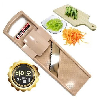 채칼 강판 3단계 채소 손질기 안전 보호판 주방 필수 아이템 채썰기 채강판 바이오채칼