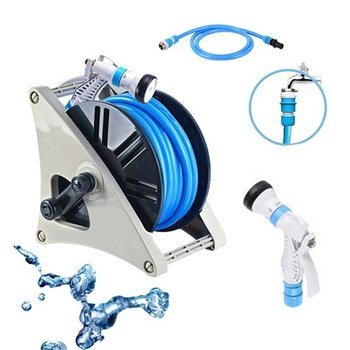 다용도분사기 베란다청소 정원 세차건 셀프세차장 정원호스 세차호수 호스릴 워터릴호스