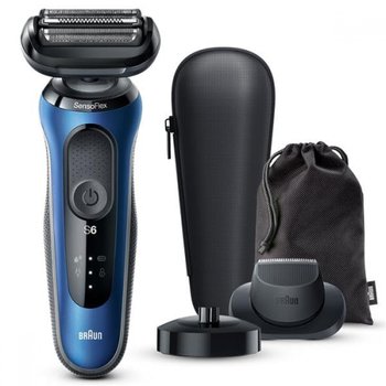 [해외] [P&G]브라운 전기 면도기 시리즈 6 (3장 칼날) 블루 61-B4200CS-V