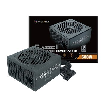 마이크로닉스 Classic II 풀체인지 600W 80PLUS실버 ATX3.1 (정격 컴퓨터 파워서플라이)