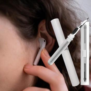 이어폰 청소 클리너 버즈 에어팟 철가루 청소 솔 먼지제거 도구 (일체형) (S28281405)