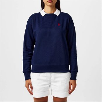폴로 랄프 로렌 플리스 크루넥 스웨터 크루즈 네이비 151627195