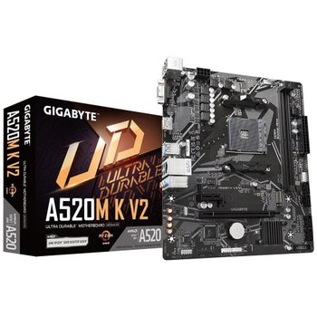 [해외] GIGABYTE A520M K V2 마더보드 MicroATX [AMD A520 칩셋 탑재] MB6136