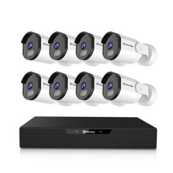 [오늘출발] 글로벌아이넷 로보뷰 NVR 8채널 AI POE CCTV 녹화기 4K UHD N5 8개 세트
