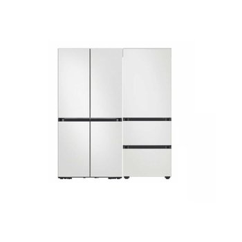 삼성 비스포크 Ai 냉장고 김치냉장고 세트 RM70F63R2A + RQ33DB74D2AP 코타화이트