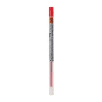 고품질 유니 스타일핏트 볼펜리필 UMR-109-28 레드_0.28mm 리필심 오피...