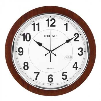 우드 QOE552I9 디디샵 추천 링 저소음 꾸안꾸 벽시계 40cm