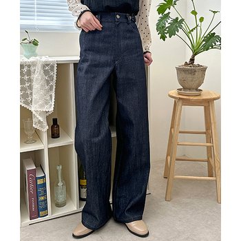 패션스타트 [반값데님] 논스판 코튼 트윌 데님 무지_진청 (70657)