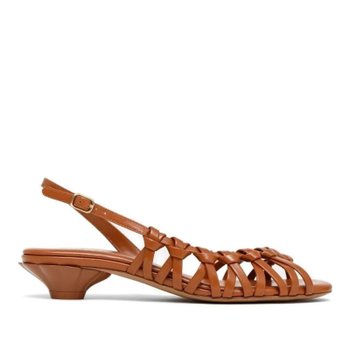 [해외배송] 끌로에 ESTRA 위빙 버클 로우힐 샌들 CH26U17ZRC 25V