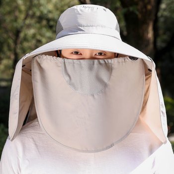 에코벨 썬캡 햇빛 자외선 차단 모자/햇빛가리개 낚시 등산 밭일 농사