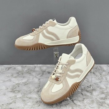 여성 웨이브 라인 스니커즈 X2HY60FH29 BEIGE-C 2SD_JJ