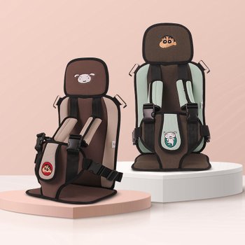 [오늘출발] 짱구 휴대용카시트 2종 어린이 유아 주니어 보조카시트 슬림형 간편설치장착 렌트카 세컨카 택시