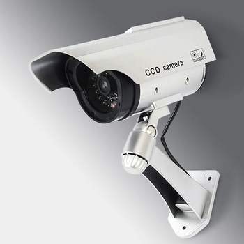 cctv모형 모형CCTV 점멸LED 방범용 가짜CCTV 태양광 충전식