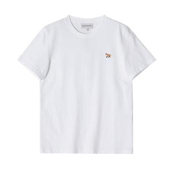25SS 메종키츠네 반팔 티셔츠 MW00110KJ0008P100 WHITE DOM