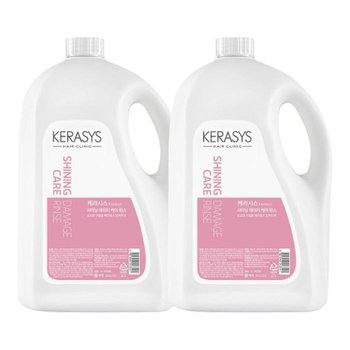 케라시스 샤이닝 데미지 케어 린스 4L X 2개 대용량 부드러운 윤기있는 머릿결 헤어케어