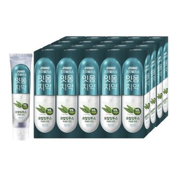 2080 진지발리스 치약 150g x 20개 잇몸치약