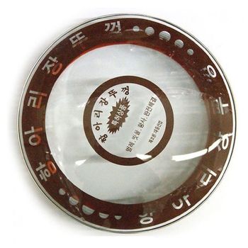 유리 뚜껑 된장 항아리 장독 단지 보관용 옹기