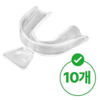 형상기억 치아 가드 마우스피스 보급형 10개 마찰 방지 맞물림 기구 형상기억 마우스피스