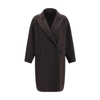 [해외] 브루넬로 쿠치넬리 모닐레 캐시미어 비버 더블 페이스 코트 MD5039677 C125 BROWN