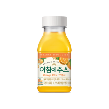 아침에주스 오렌지 페트음료 210ml x 3개