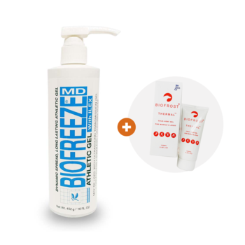 바이오프리즈 16oz 펌프형 바르는 파스 스포츠 마사지겔
