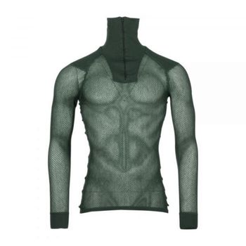 BRYNJE Super Thermo Zip Polo Shirt winlay (10201205-GR) (슈퍼써모 언더레이어 집 폴로 어깨
