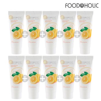 (10개)푸드어홀릭 레몬 모이스처 핸드크림 100ml