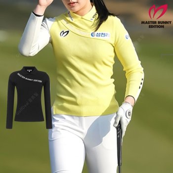 MASTER BUNNY 여자 봄 골지 카라넥 니트 풀오버 21E1.SR207