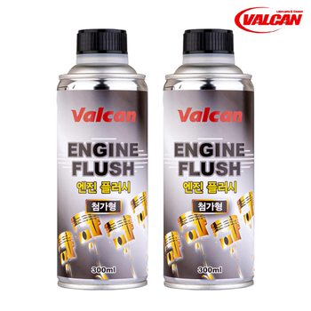 [오늘출발] 발칸 첨가형 엔진플러싱 오일세정 첨가제 300ml 2개 SET /엔진세정제