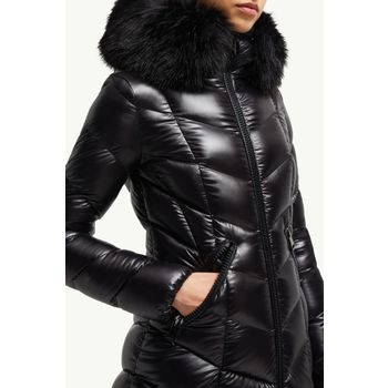 [해외] 몽클레어 여성 풀마루스 후드 롱 다운 재킷 블랙 Fulmarus Hooded Long Down Jacket